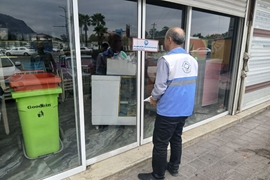  پلمب یک واحد صنفی متخلف در لاهیجان