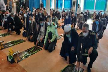 گلباران مزار شهدا و تجدید بیعت با آرمان های مقدس انقلاب اسلامی