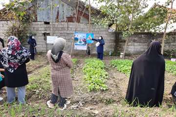 آموزش تغذیه در روستای مهدی آباد شیخعلی کلایه لاهیجان به مناسبت روز جهانی غذا، سلامت بانوان و پوکی استخوان 