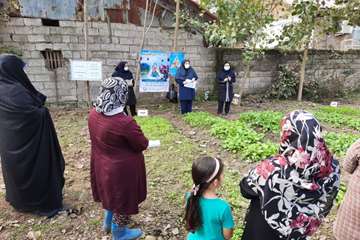 آموزش تغذیه در روستای مهدی آباد شیخعلی کلایه لاهیجان به مناسبت روز جهانی غذا، سلامت بانوان و پوکی استخوان 