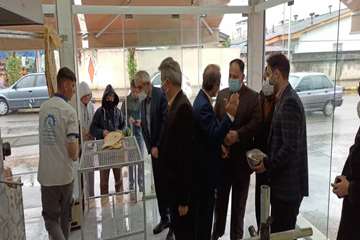   بازدید مشترک روسا و نمایندگان ادارات لاهیجان از نانوایی ها   